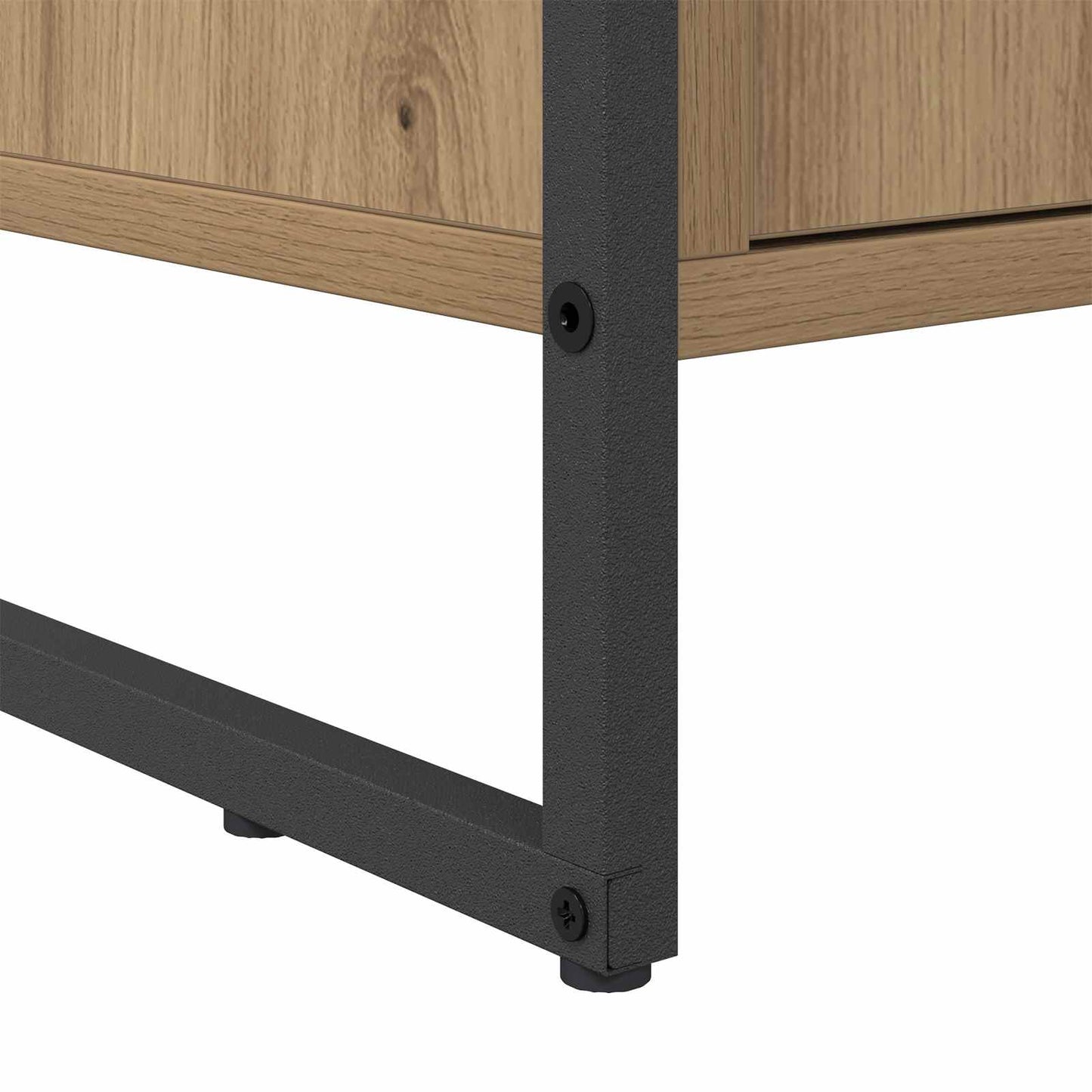 vidaXL Meuble à chaussures Chêne artisan 79 x 36 x 100 cm Bois d'ingénierie