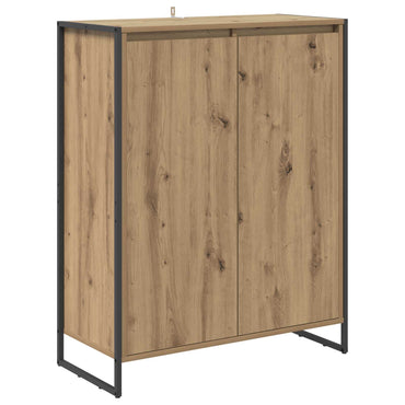 vidaXL Meuble à chaussures Chêne artisan 79 x 36 x 100 cm Bois d'ingénierie