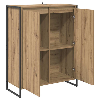 vidaXL Meuble à chaussures Chêne artisan 79 x 36 x 100 cm Bois d'ingénierie