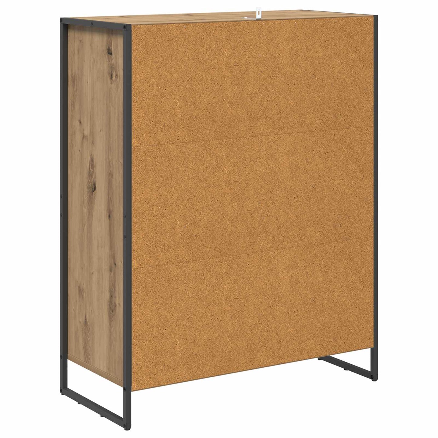 vidaXL Meuble à chaussures Chêne artisan 79 x 36 x 100 cm Bois d'ingénierie