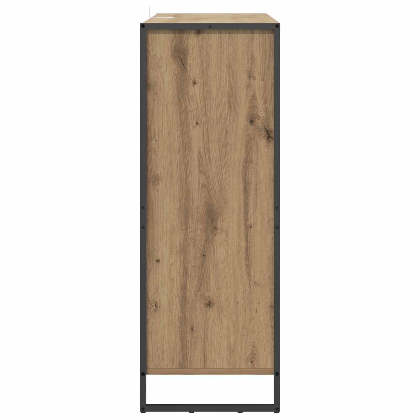 vidaXL Meuble à chaussures Chêne artisan 79 x 36 x 100 cm Bois d'ingénierie