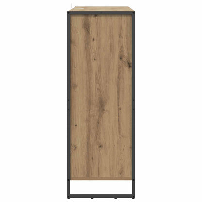 vidaXL Meuble à chaussures Chêne artisan 79 x 36 x 100 cm Bois d'ingénierie