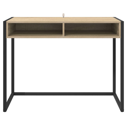 vidaXL Schreibtisch mit Speicher Sonoma 100 x 50 x 75 cm Holzwerkstoff