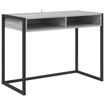 vidaXL Bureau Sonoma gris 100 x 50 x 75 cm Bois d'ingénierie