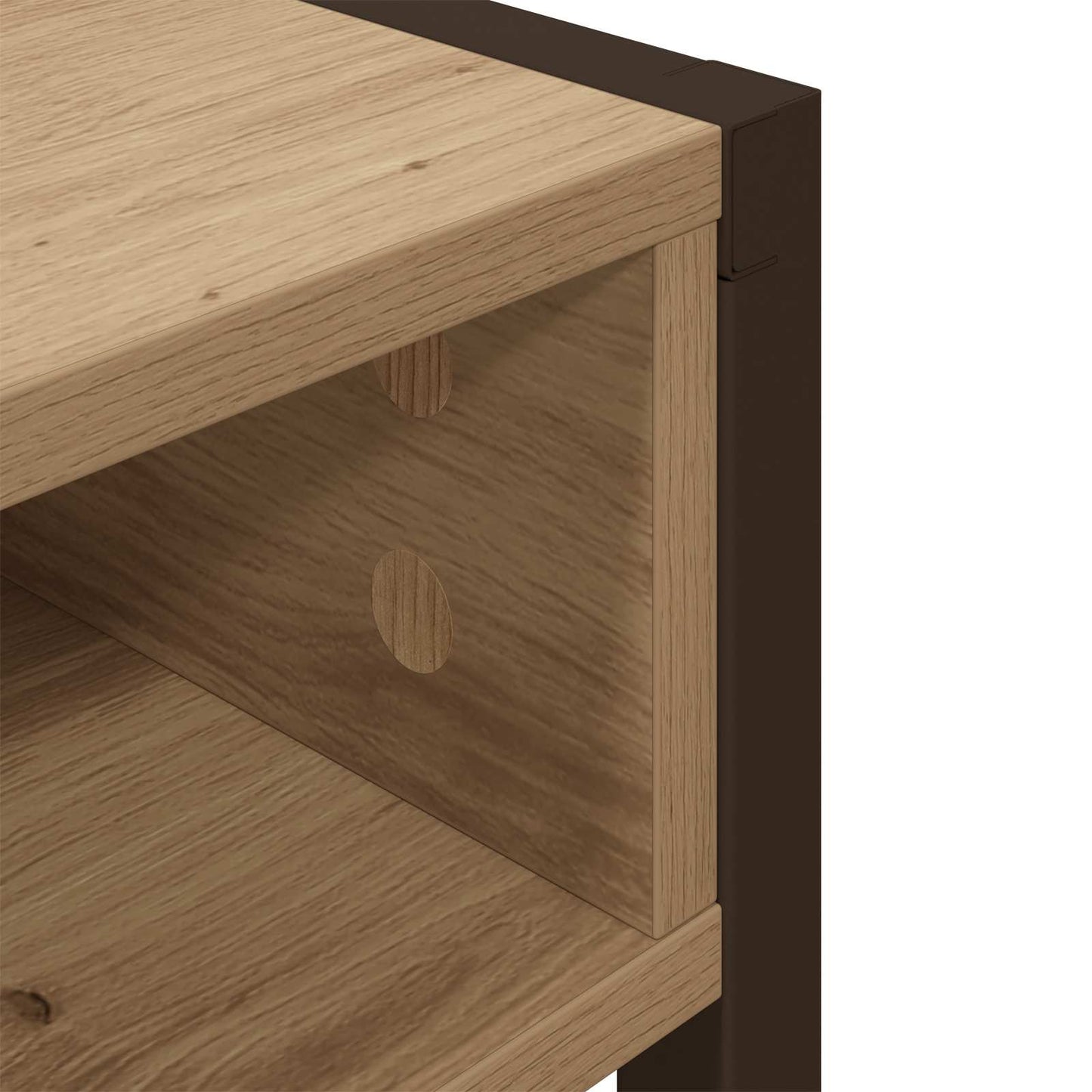 vidaXL Schreibtisch Kunsthandwerk Eiche 100 x 50 x 75 cm Holzwerkstoff