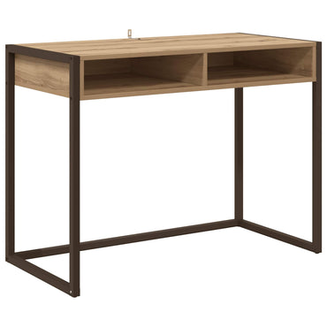 vidaXL Bureau artisanal chêne 100 x 50 x 75 cm bois d'ingénierie