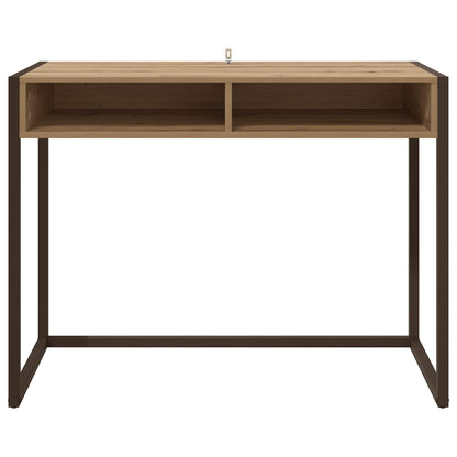vidaXL Schreibtisch Kunsthandwerk Eiche 100 x 50 x 75 cm Holzwerkstoff