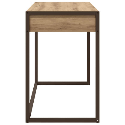 vidaXL Schreibtisch Kunsthandwerk Eiche 100 x 50 x 75 cm Holzwerkstoff