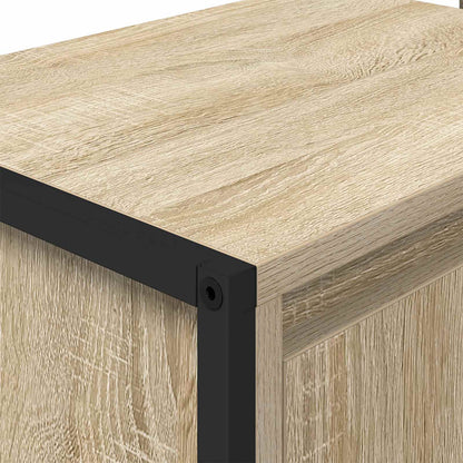 vidaXL Armoire de salle de bain avec porte chêne sonoma 90 x 30 x 60 cm Bois d'ingénierie