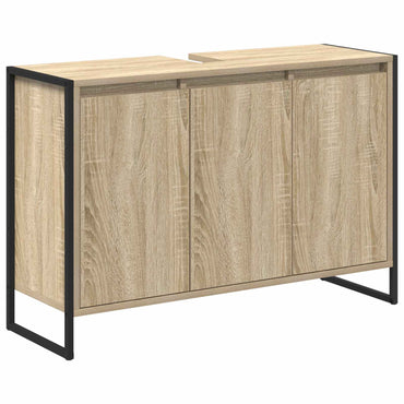 vidaXL Armoire de salle de bain avec porte chêne sonoma 90 x 30 x 60 cm Bois d'ingénierie