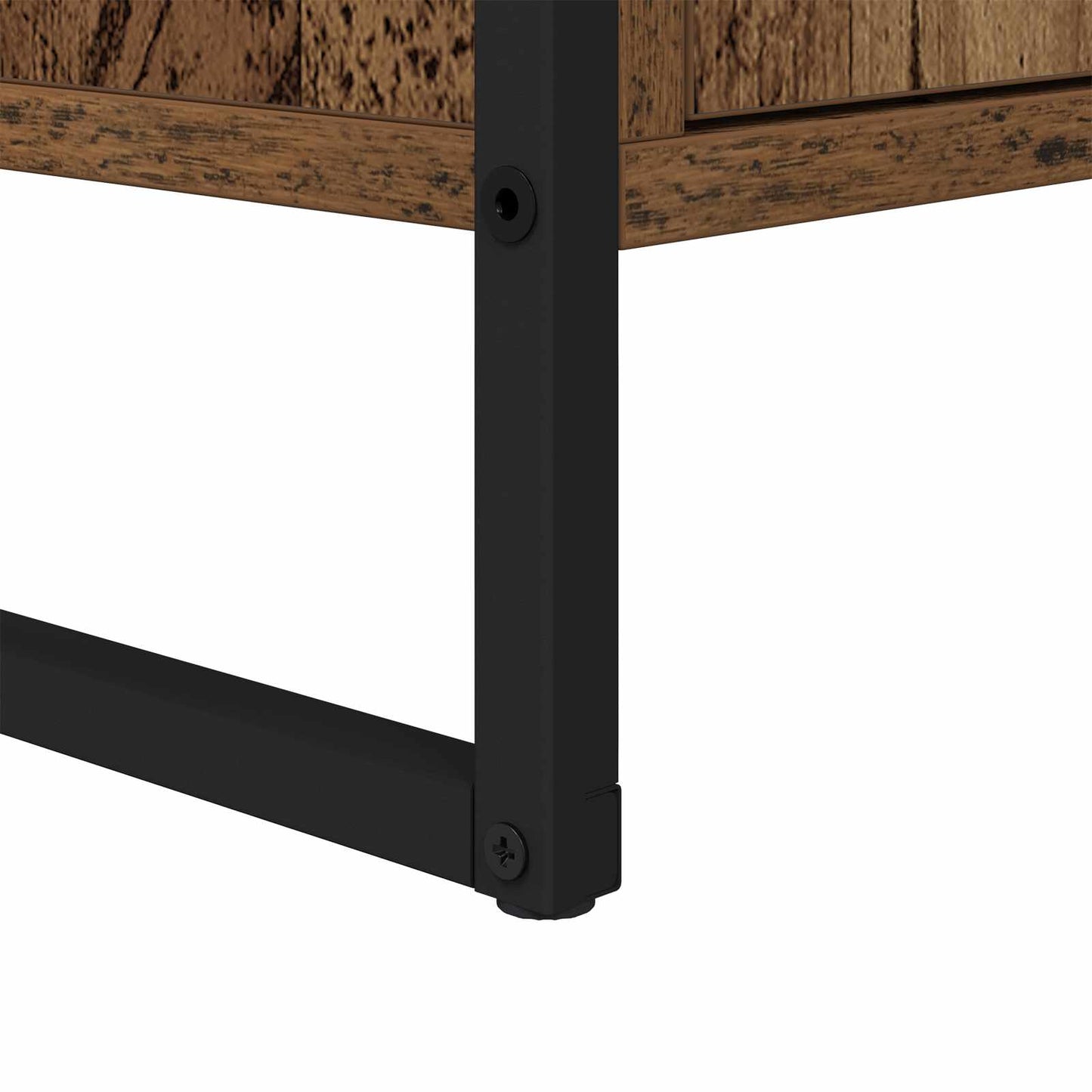 vidaXL Meuble de salle de bain avec porte, bois de récupération 90 x 30 x 60 cm, bois d'ingénierie