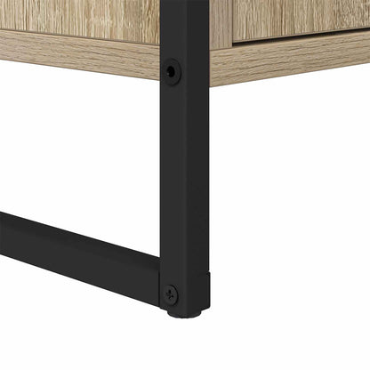 vidaXL Meuble de salle de bain avec porte chêne Sonoma 60 x 30 x 60 cm Bois d'ingénierie