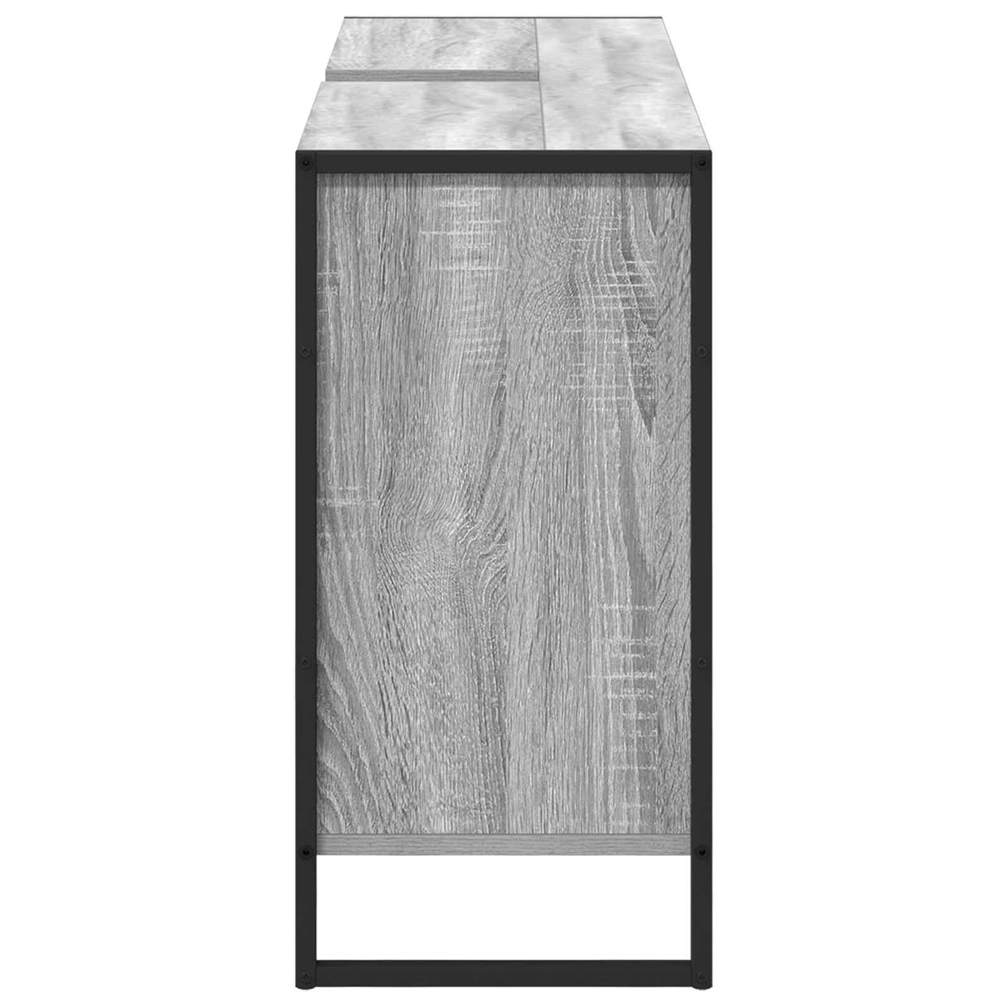 vidaXL Armoire de salle de bain Gris Sonoma 60 x 30 x 60 cm Bois d'ingénierie