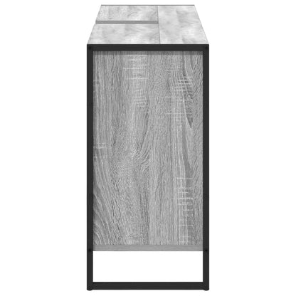 vidaXL Armoire de salle de bain Gris Sonoma 60 x 30 x 60 cm Bois d'ingénierie