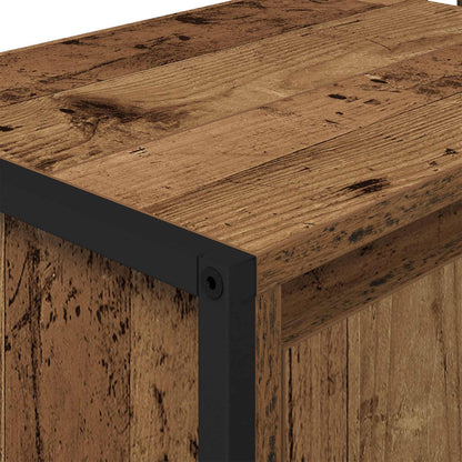 vidaXL Meuble de salle de bain avec porte en bois de récupération 60 x 30 x 60 cm en bois d'ingénierie