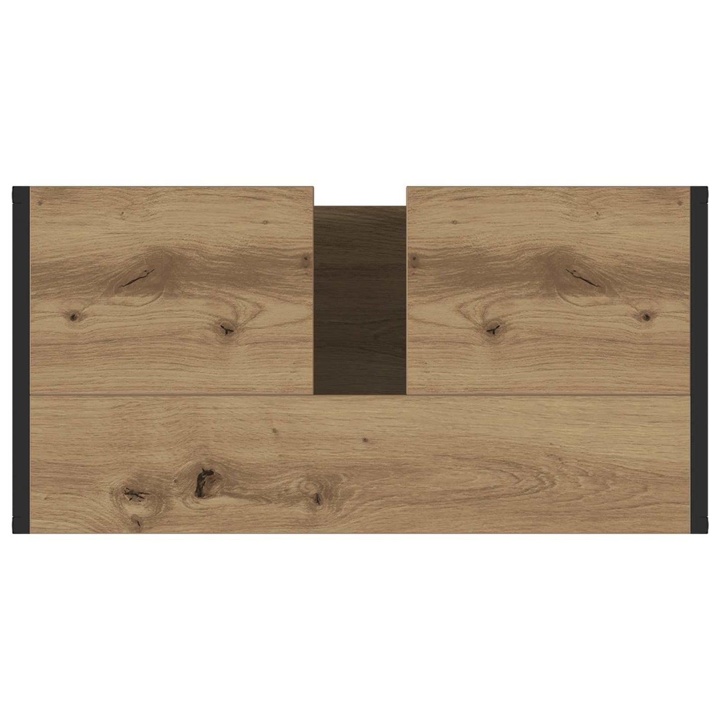 vidaXL Meuble de salle de bain avec porte chêne Artisanat 60 x 30 x 60 cm