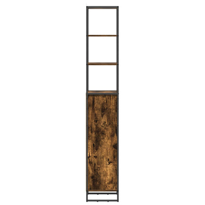 vidaXL Badezimmerschrank Raucharbe 40 x 30 x 180 cm Holzwerkstoff
