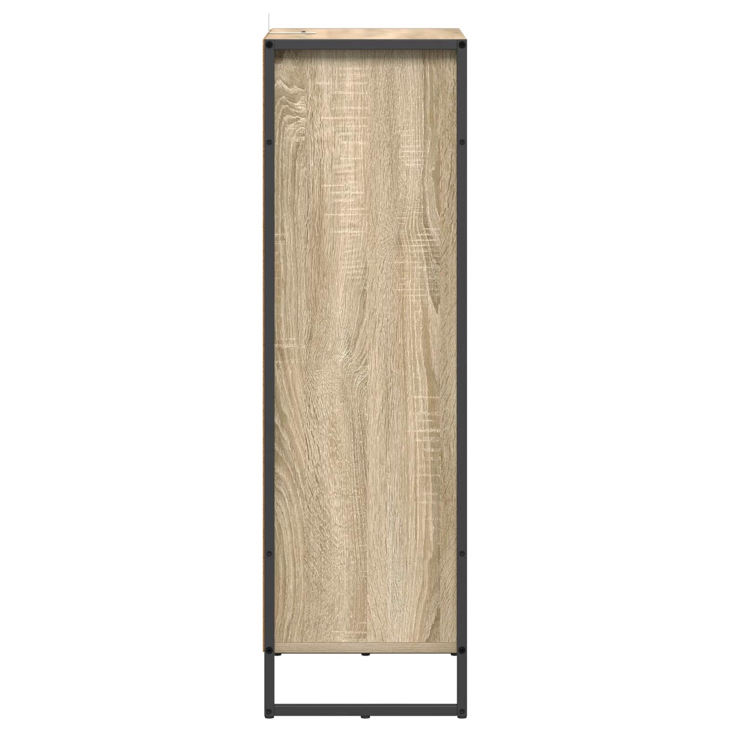 vidaXL Badezimmerschrank mit Tür Sonoma 40 x 30 x 100 cm Holzwerkstoff