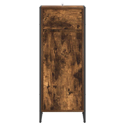 vidaXL Badezimmerschrank Raucharbe 40 x 30 x 100 cm Holzwerkstoff