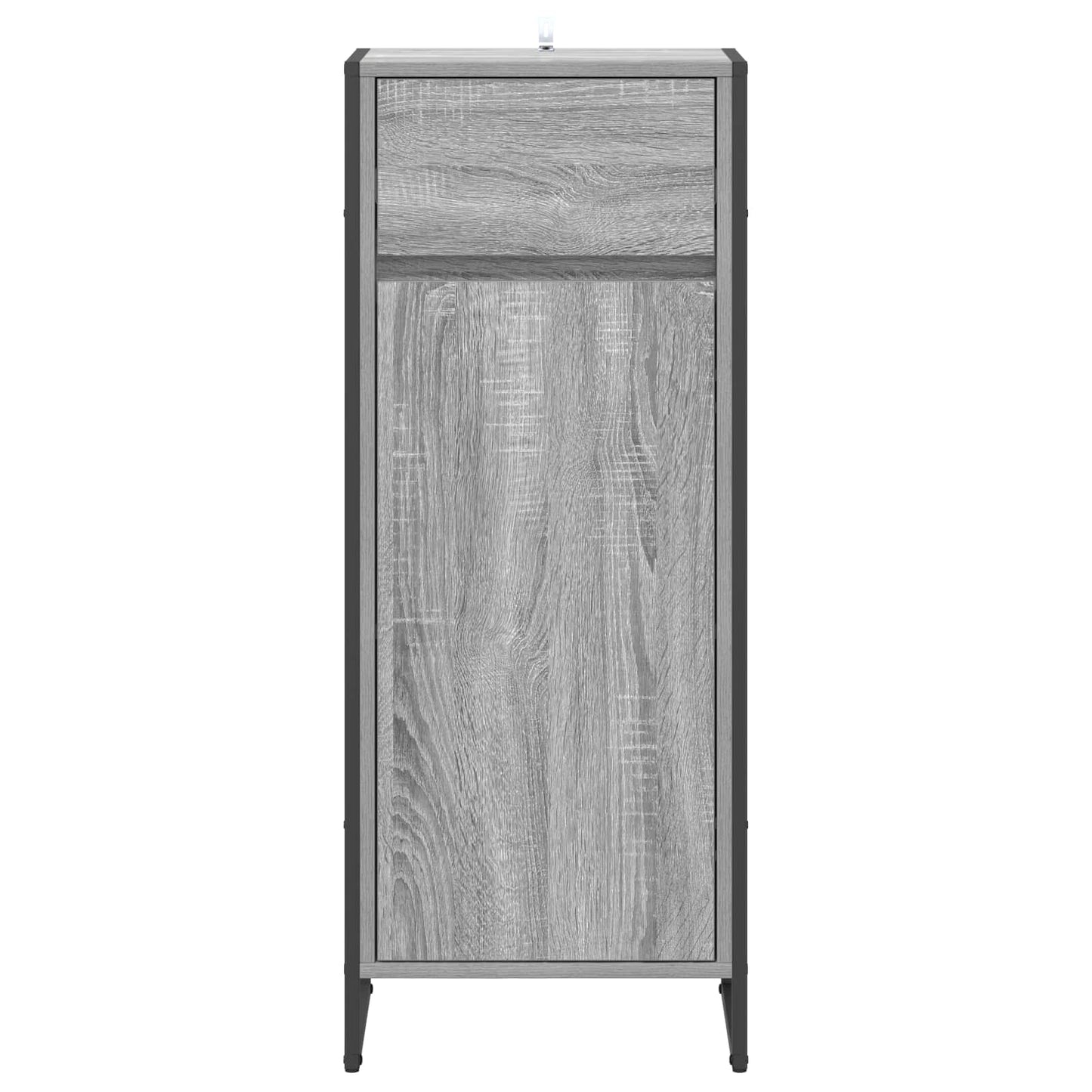vidaXL Badezimmerschrank Graues Sonoma 40 x 30 x 100 cm Holzwerkstoff