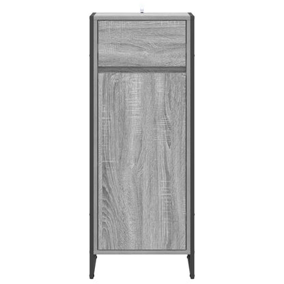 vidaXL Badezimmerschrank Graues Sonoma 40 x 30 x 100 cm Holzwerkstoff