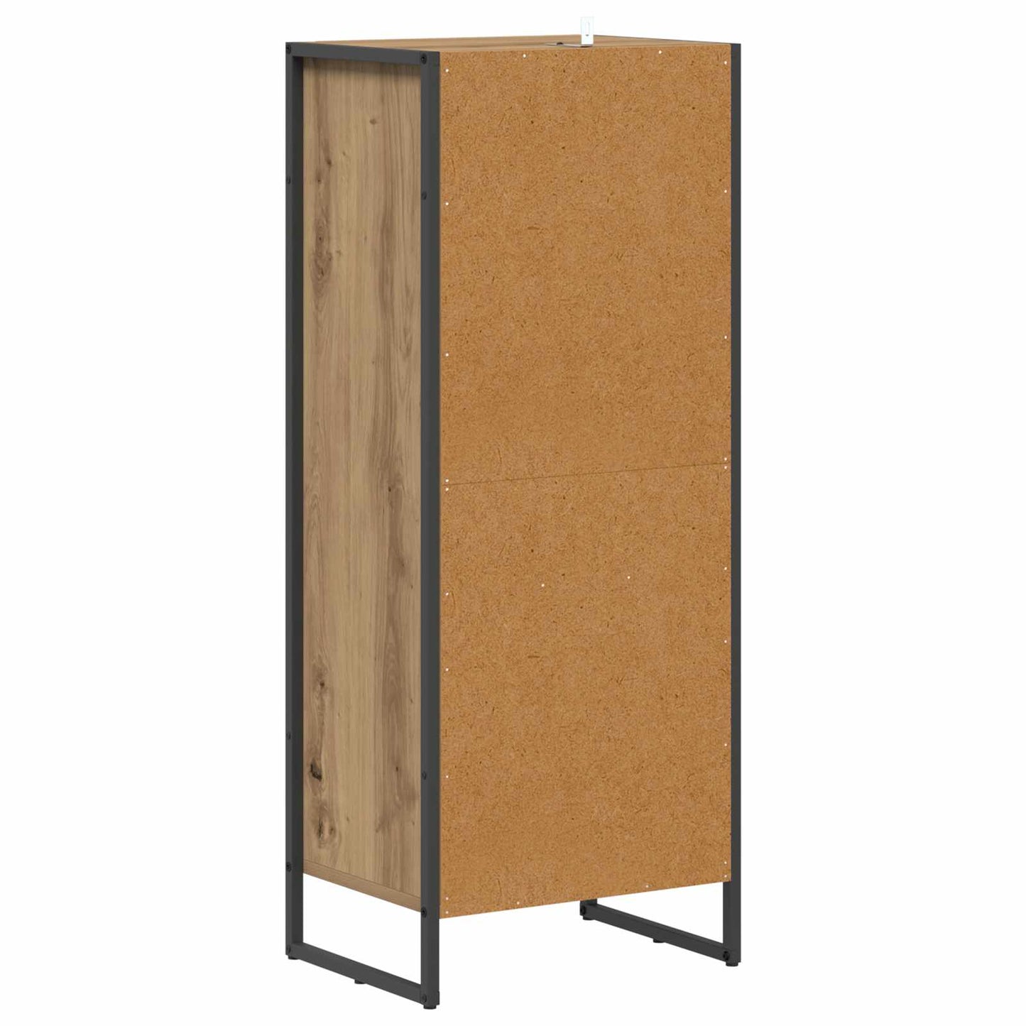 vidaXL Badezimmerschrank mit Tür Kunsthandwerk Eiche 40 x 30 x 100 cm