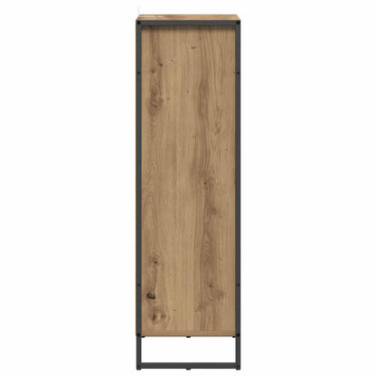 vidaXL Badezimmerschrank mit Tür Kunsthandwerk Eiche 40 x 30 x 100 cm