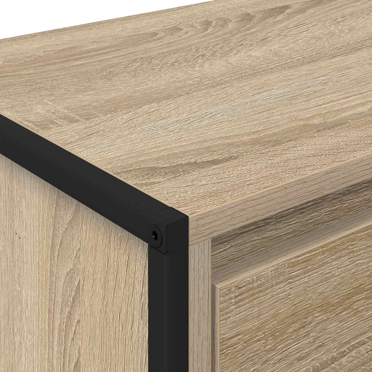 vidaXL TV-Schränk Sonoma 100 x 36 x 49,5 cm Holzwerkstoff