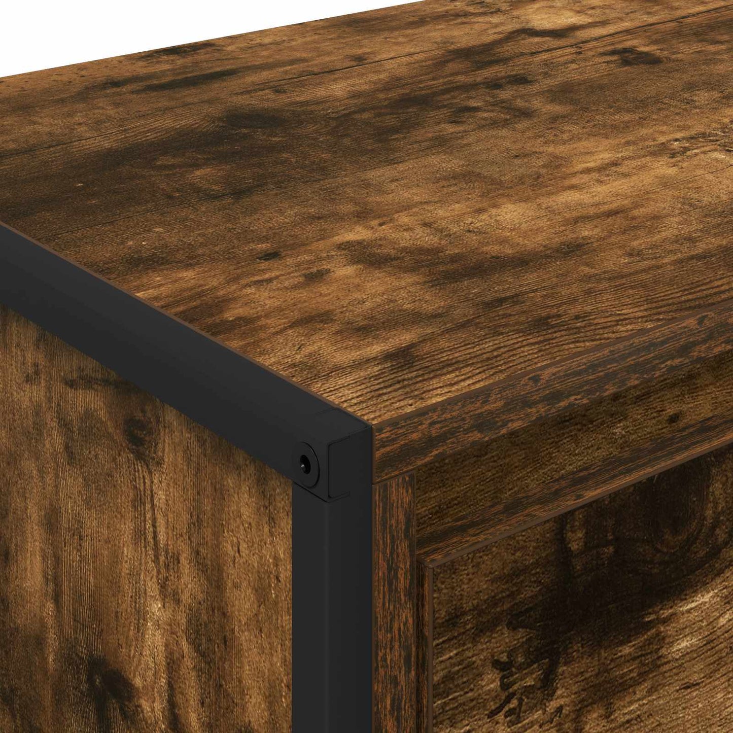 vidaXL TV-Schränk Raucharbe 100 x 36 x 49,5 cm Holzwerkstoff