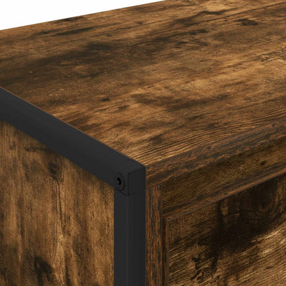 vidaXL TV-Schränk Raucharbe 100 x 36 x 49,5 cm Holzwerkstoff