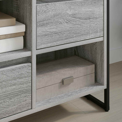 vidaXL TV-Schränk Graues Sonoma 100 x 36 x 49,5 cm Holzwerkstoff