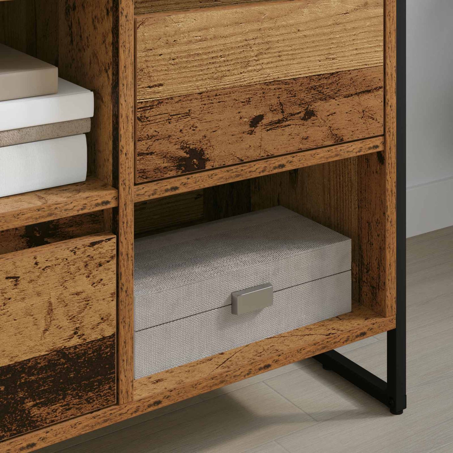 vidaXL TV-Schränk Altholz 100 x 36 x 49,5 cm Holzwerkstoff