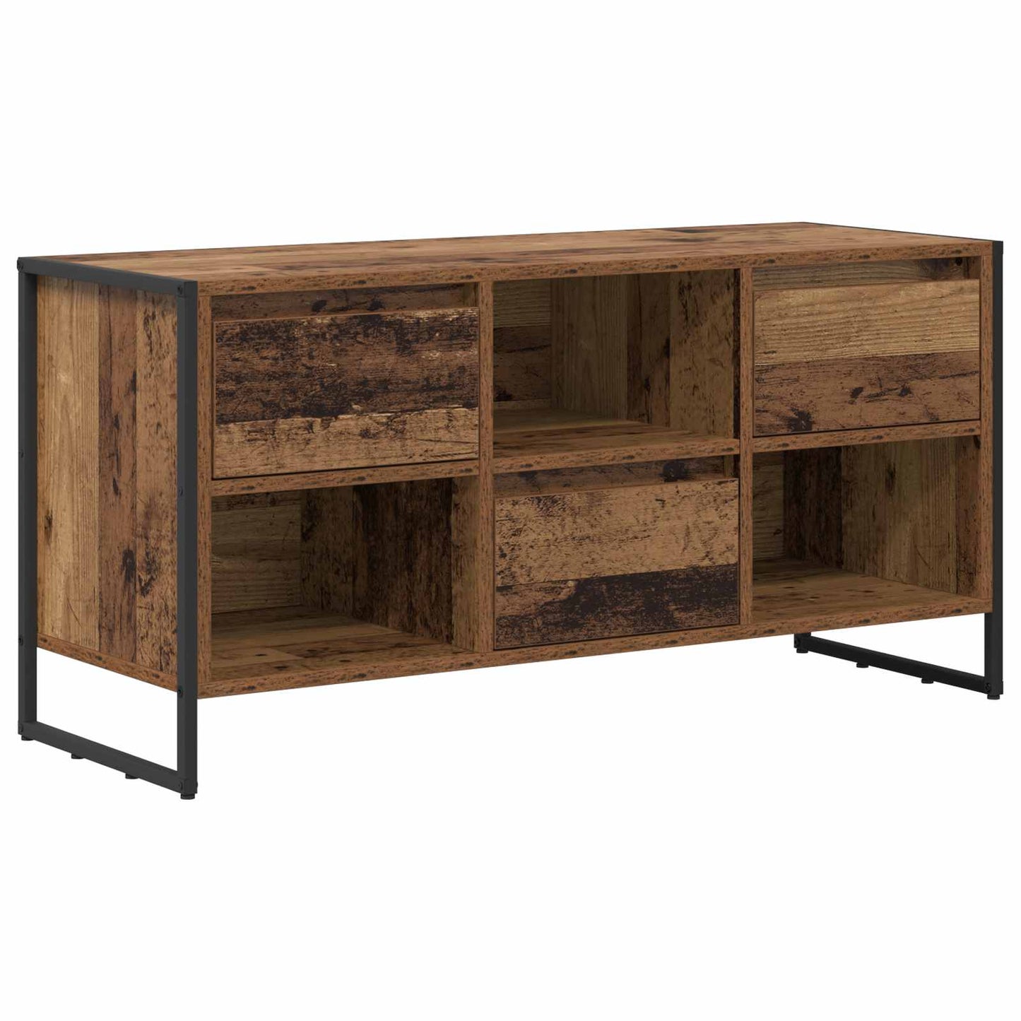 vidaXL TV-Schränk Altholz 100 x 36 x 49,5 cm Holzwerkstoff