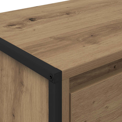 vidaXL TV-Schränk Kunsthandwerk Eiche 100 x 36 x 49,5 cm Holzwerkstoff