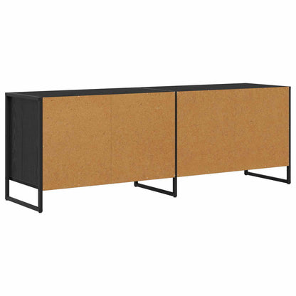 vidaXL TV-Schränk Schwarz Eichen-Optik 140 x 36 x 49,5 cm