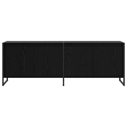 vidaXL TV-Schränk Schwarz Eichen-Optik 140 x 36 x 49,5 cm