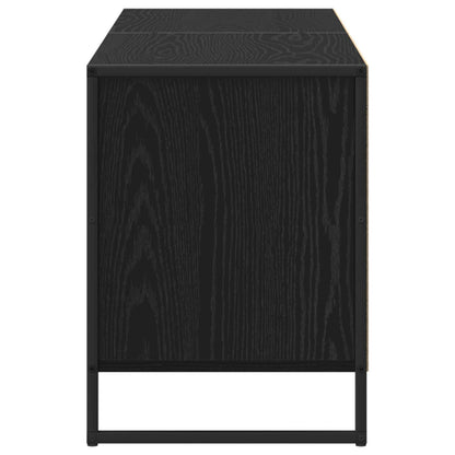 vidaXL TV-Schränk Schwarz Eichen-Optik 140 x 36 x 49,5 cm