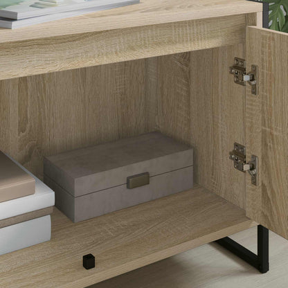 vidaXL TV-Schränk Sonoma 140 x 36 x 49,5 cm Holzwerkstoff