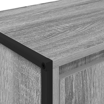 vidaXL TV-Schränk Graues Sonoma 140 x 36 x 49,5 cm Holzwerkstoff