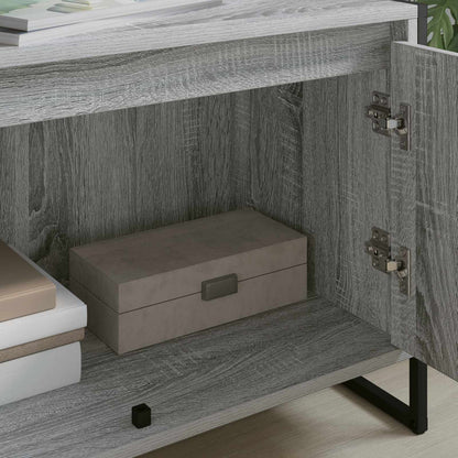 vidaXL TV-Schränk Graues Sonoma 140 x 36 x 49,5 cm Holzwerkstoff