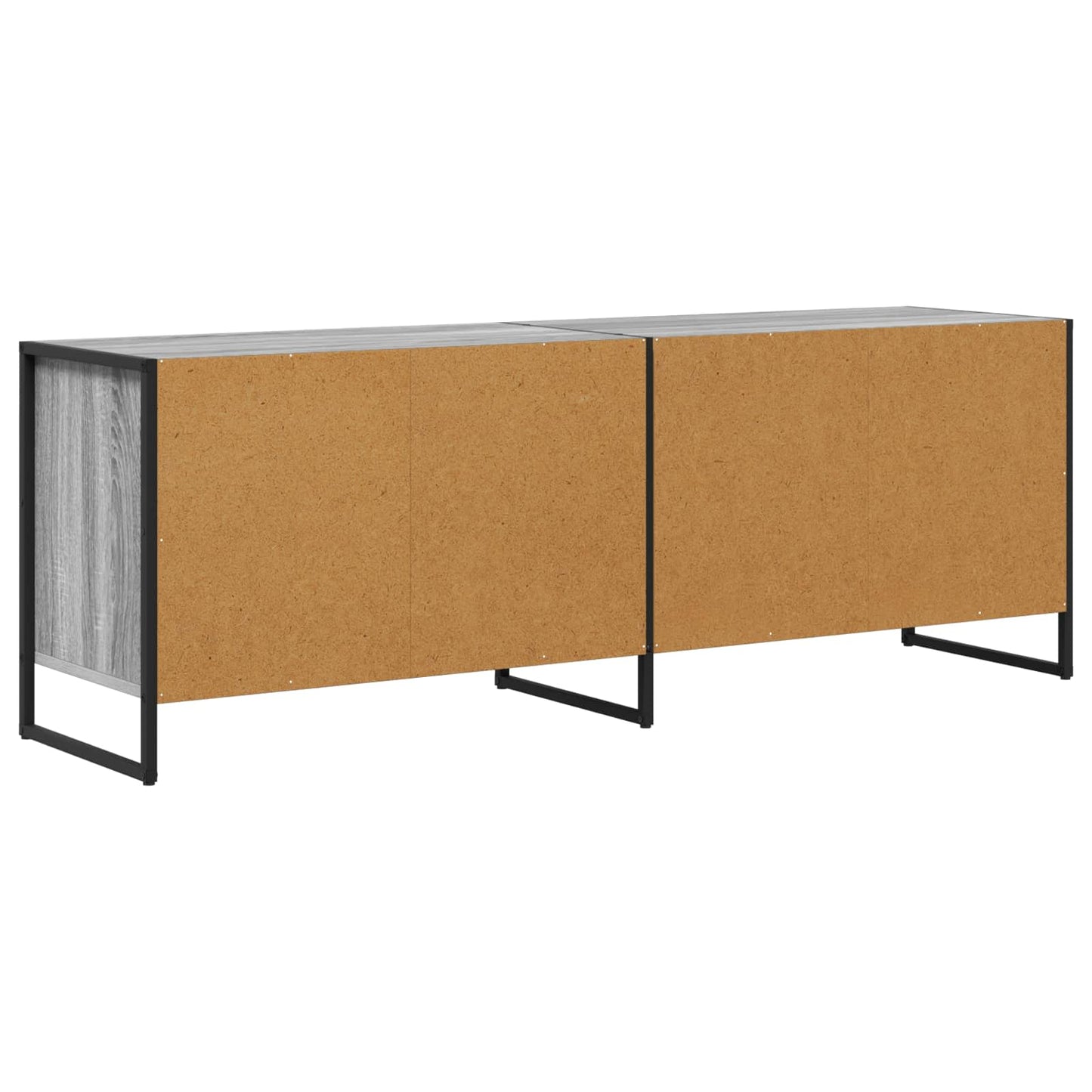 vidaXL TV-Schränk Graues Sonoma 140 x 36 x 49,5 cm Holzwerkstoff