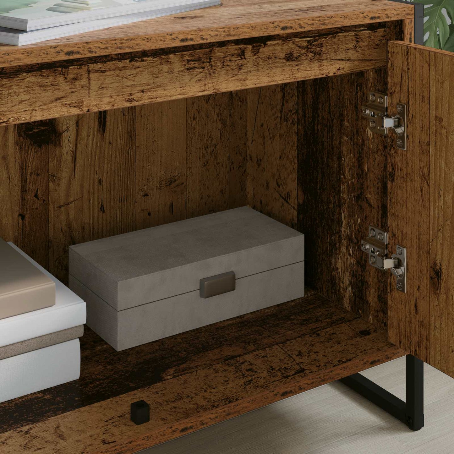 vidaXL TV-Schränk Altholz 140 x 36 x 49,5 cm Holzwerkstoff