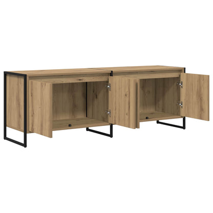 vidaXL TV-Schränk Kunsthandwerk Eiche 140 x 36 x 49,5 cm Holzwerkstoff