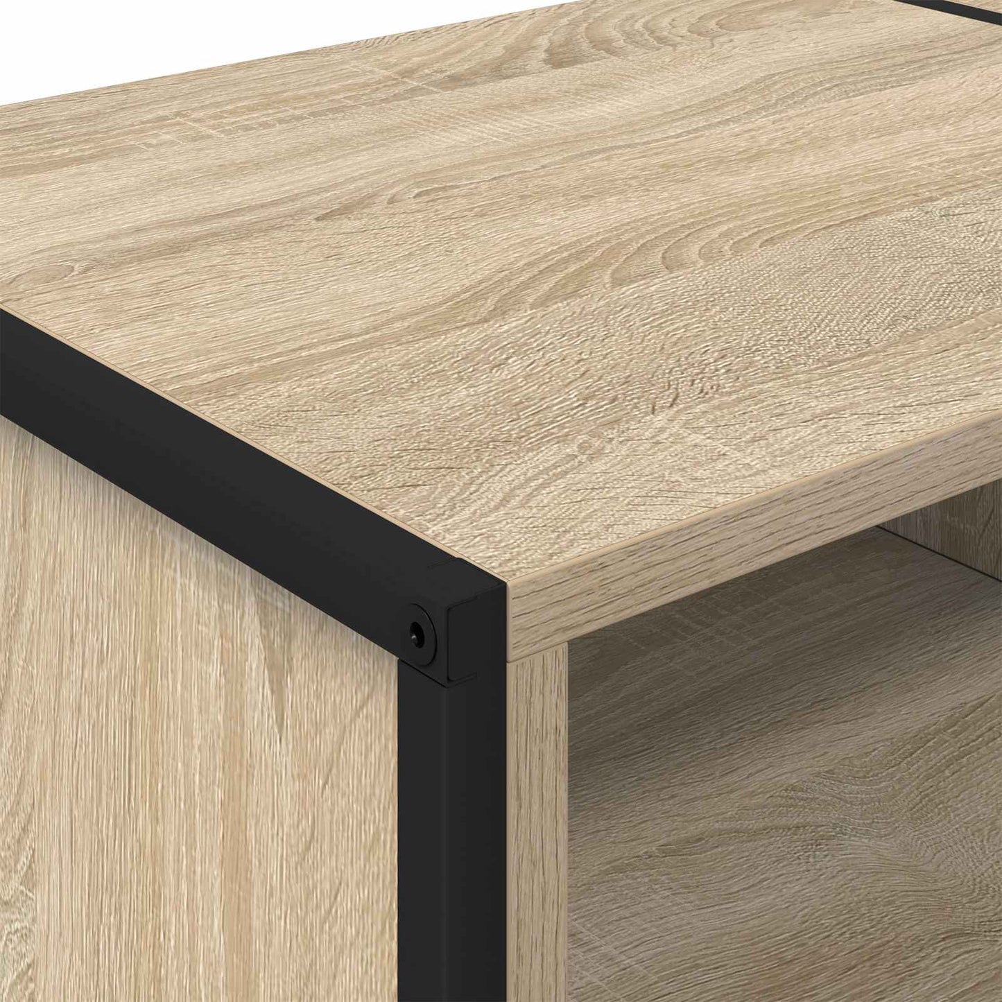 vidaXL Meuble TV Sonoma 170,5 x 36 x 30,5 cm bois d'ingénierie