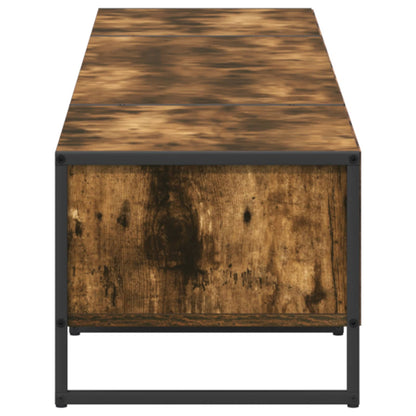 vidaXL Meuble TV chêne fumé 170,5 x 36 x 30,5 cm bois d'ingénierie
