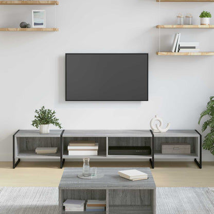 vidaXL Meuble TV Gris Sonoma 170,5 x 36 x 30,5 cm Bois d'ingénierie