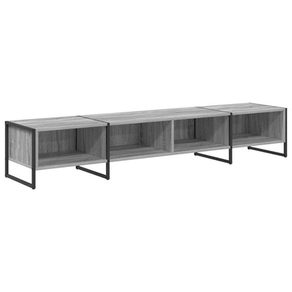 vidaXL Meuble TV Gris Sonoma 170,5 x 36 x 30,5 cm Bois d'ingénierie