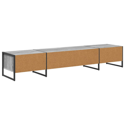 vidaXL Meuble TV Gris Sonoma 170,5 x 36 x 30,5 cm Bois d'ingénierie