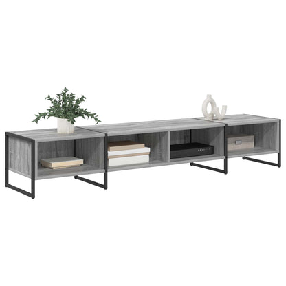 vidaXL Meuble TV Gris Sonoma 170,5 x 36 x 30,5 cm Bois d'ingénierie