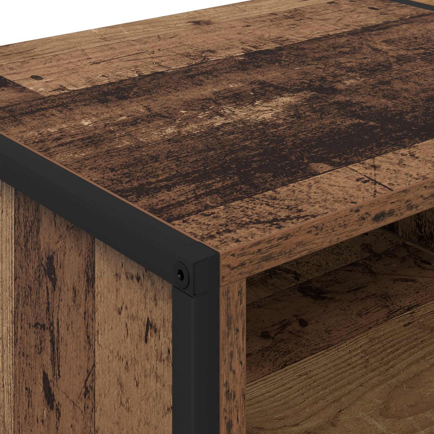 Meuble TV vidaXL bois de récupération 170,5 x 36 x 30,5 cm bois d'ingénierie